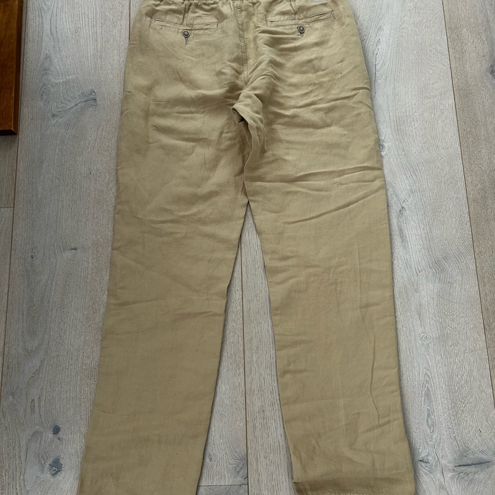 Men’s Tommy Bahama Tan Linen Pants